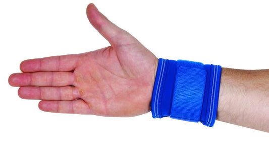ADCO 2mm Neoprene Wrist Wrap (03204) with inner cotton lining, for better fit, greater compression & stabilization of the wrist, prevention & mild diseases - injuries of the wrist  1 copë