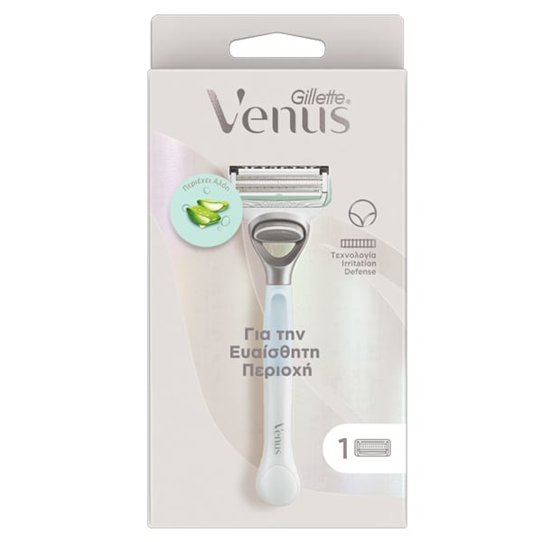 Gillette Venus Fig Women's Shaver for the Sensitive Area & Replacement Head  1 set