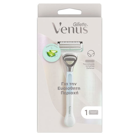 Gillette Venus Fig Women's Shaver for the Sensitive Area & Replacement Head  1 set