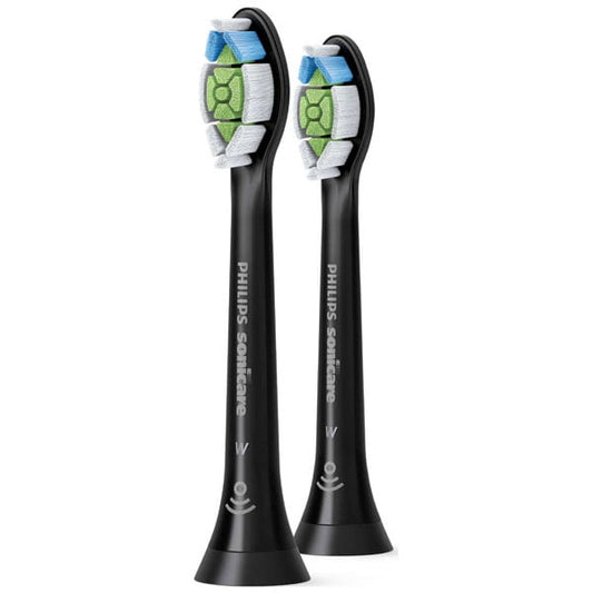 Philips Sonicare Optimal Black Replacement Brush Heads HX6062/13  2 copë