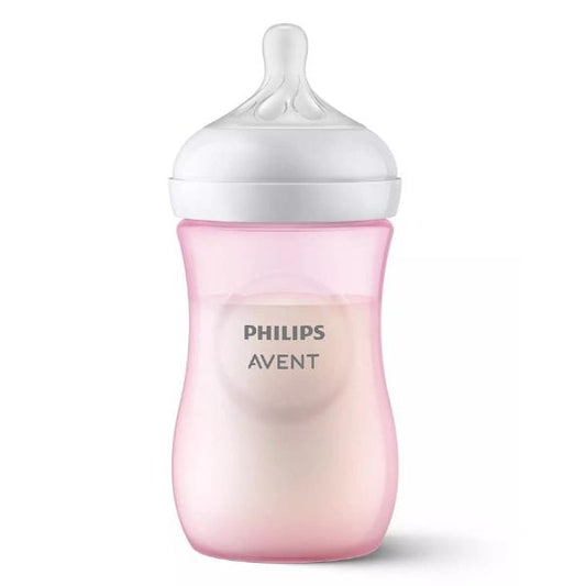 Philips Avent Natural Response Plastic Baby Bottle 1m+ (SCY903)  260ml - Rozë