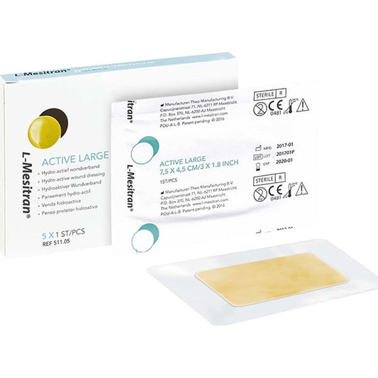Bioskin L-Mesitran Active Large Patch 7.5x4.5cm  5 copë