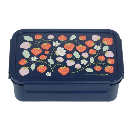 A Little Lovely Company Bento Lunch Box  1 copë - Luleshtrydhe