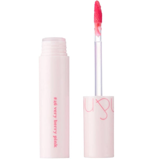 Rom&nd Dewyful Water Tint Summer Pink Series 26 Very Berry Pink Liquid Lipstick  5.5g - 26 Buff Nude