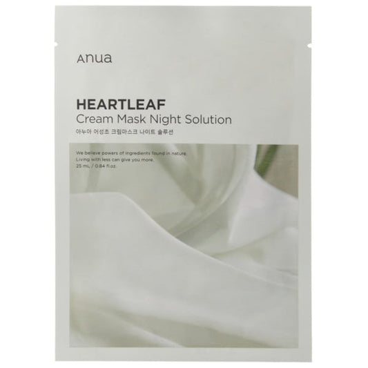 Anua Heartleaf Cream Mask Night Solution  1 copë