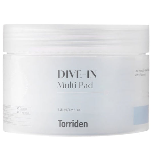 Torriden Dive In Low Molecule Hyaluronic Acid Multi Pad  80 copë