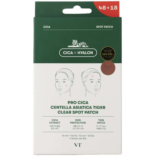 VT Cosmetics Cica Clear Spot Patch  66 copë