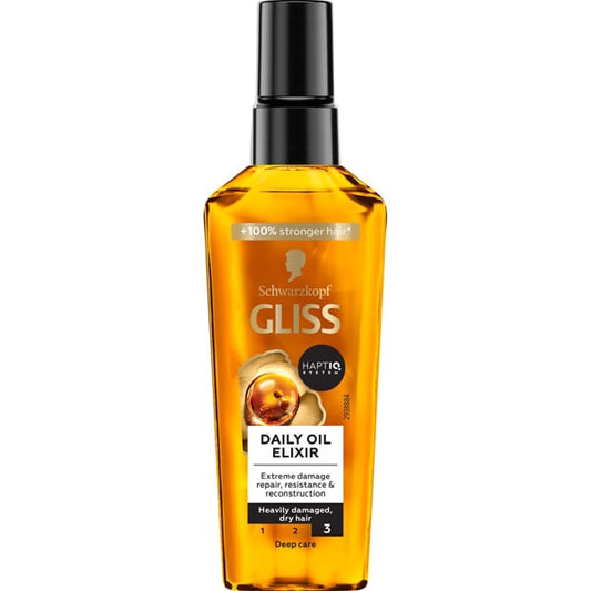 Schwarzkopf Gliss Daily Oil Elixir for Heavily Damaged, Dry Hair  75 ml