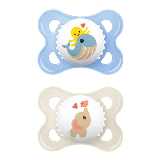 Mam Original Orthodontic Silicone Soother 2-6m (100S)  2 copë