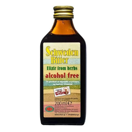 Ef Zin Maria Treben Schweden Bitter Herbal Elixir Alcohol-Free  200 ml