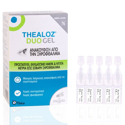Laboratoires Thea Thealoz Duo Gel Eye Drops for Protection & Hydration  30x0.4ml