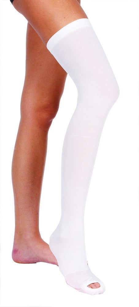ADCO Thigh Root Socks (07410) Anti-Embolic (18mmHg), to prevent blood clots  1 palë