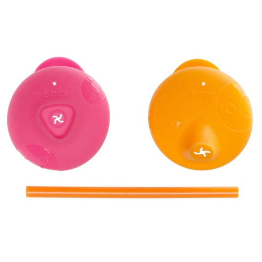 B.box Universal Silicone Lid Travel Pack  2 copë - Koktej me luleshtrydhe