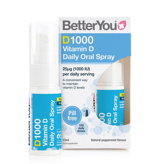 Better You D1000 (Vitamin D3) Oral Spray  15 ml