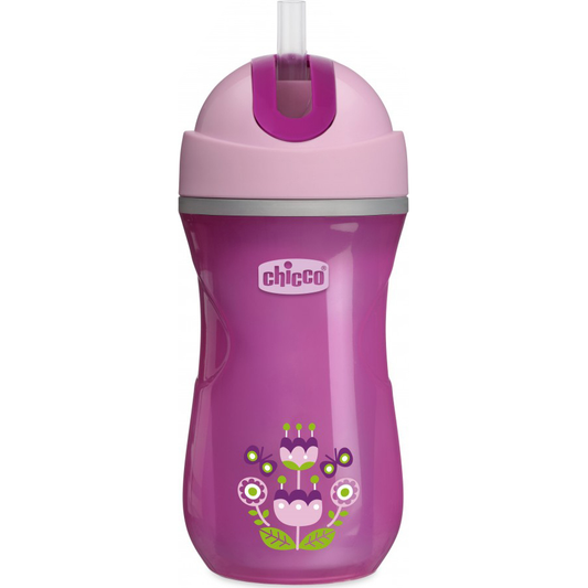 Chicco Sport Cup with Silicone Straw 14m+  266ml - Fuksi