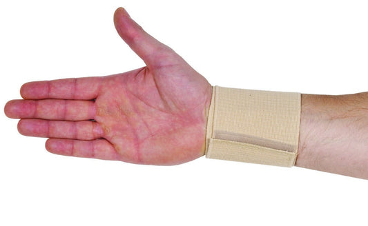 ADCO Wrist Wrap Reinforced Double Wrap (03203) made of woven elastic fabric with additional bands for greater pressure, Velcro closure, For stabilization, prevention & mild diseases - injuries of the wrist  1 copë