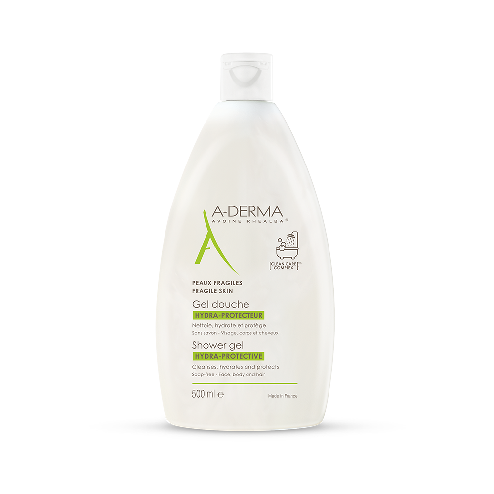 A-Derma Hydra-Protective Shower Gel for Fragile Skin  500 ml