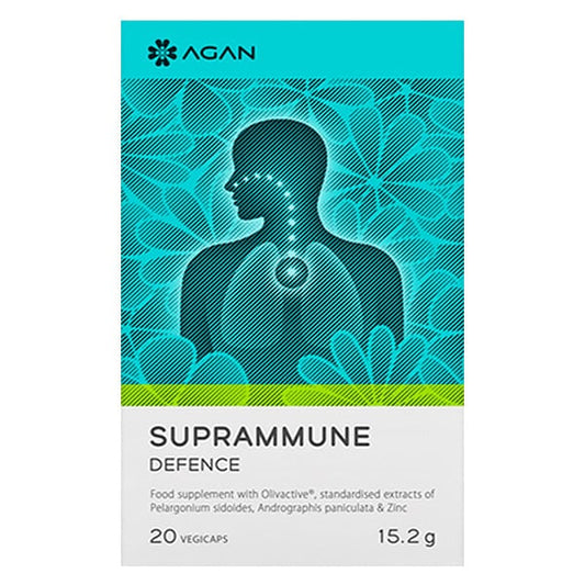 Agan Suprammune Defense Food Supplement for Treating Cold & Viral Symptoms  20 kapsula vegjetariane