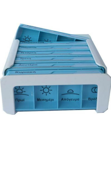 Anabox Compact Weekly Pill Case  1 copë - Blu e çelët
