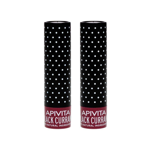 Apivita Lip Care Black Currant  2x4.4gr