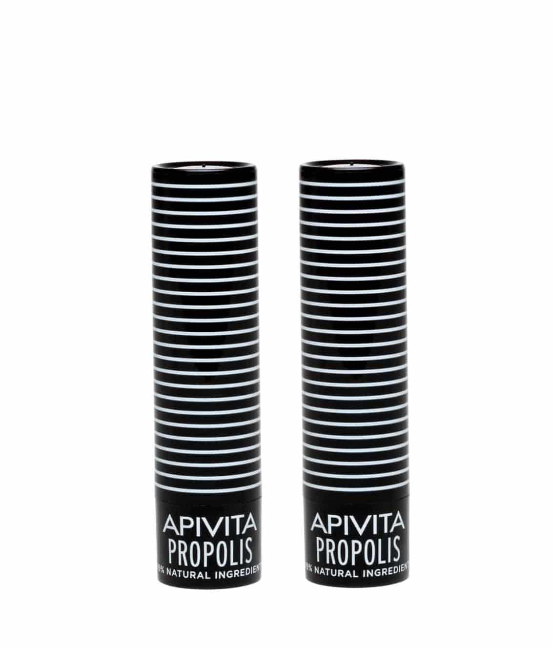 2 x Apivita Lip Care Propolis  2x4.4gr