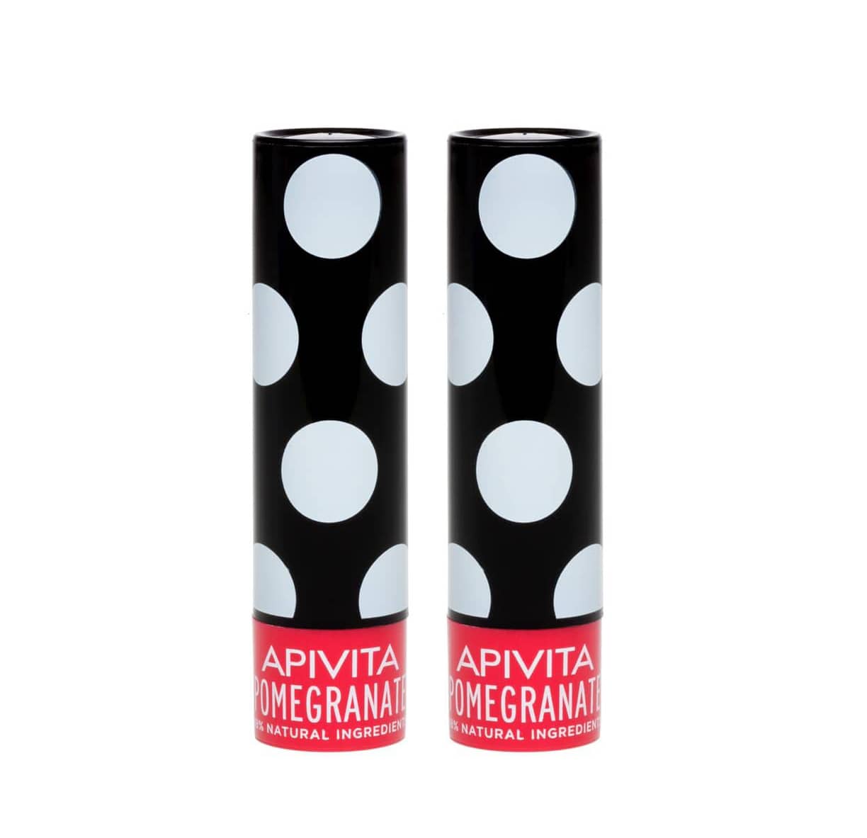2x Apivita Lip Care Pomegranate  2x4.4gr