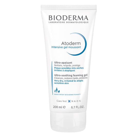 Bioderma Atoderm Intensive Gel Moussant Ultra-Rich Foaming Gel for Very Dry to Atopic Sensitive Skin  200 ml