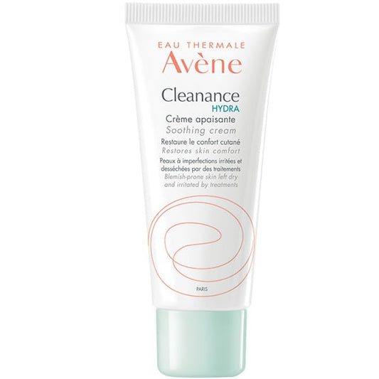 Avene Cleanance Hydra Soothing Cream for Blemish-Prone Skin Left Dry & Irritated by Treatments  40 ml