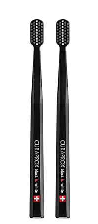 Curaprox Black is White Toothbrush  2 copë