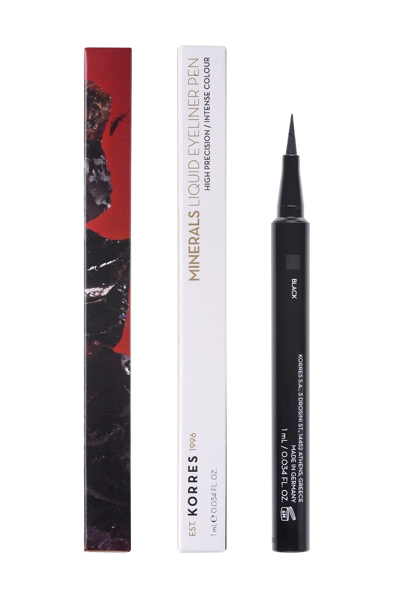 Korres Minerals Liquid Eyeliner Pen 01 Black  1 ml