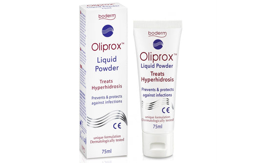Boderm Oliprox Liquid Powder against Hyperhidrosis  75 ml