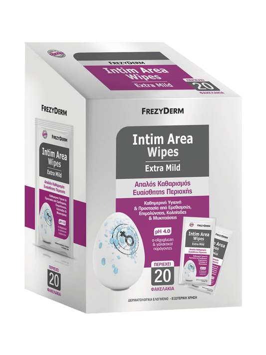 Frezyderm Intim Area Wipes pH4  20 copë