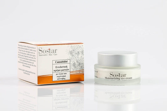 Sostar Cannabidiol Moisturizing Eye Cream with Hemp oil & extract  30 ml
