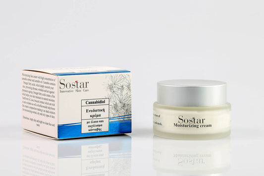 Sostar Cannabidiol Moisturizing Cream with Hemp oil & extract  50 ml