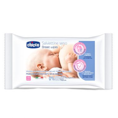 Chicco Breast Wipes  72 copë