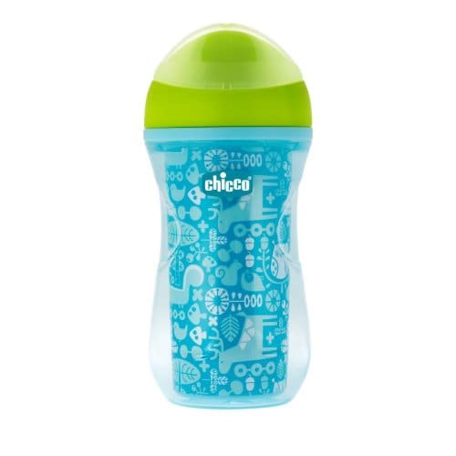 Chicco Active Cup Insulated Bottle 14m+  266ml - Jeshile - Blu e Çelët