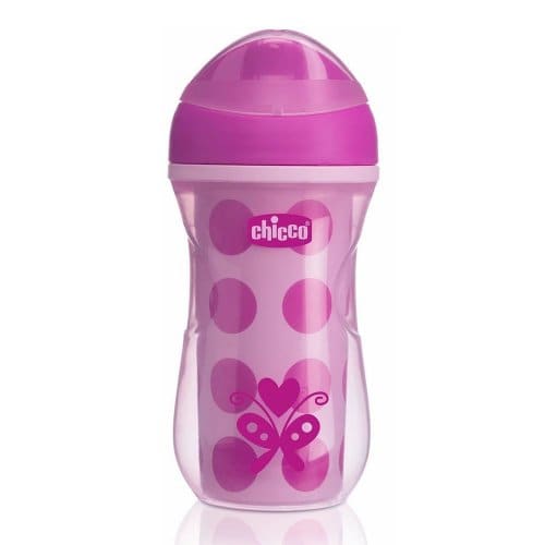 Chicco Active Cup Insulated Bottle 14m+  266ml - Rozë