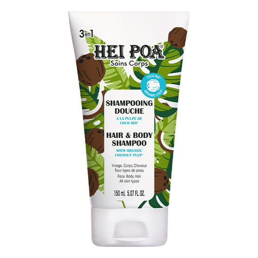 Hei Poa Hair & Body Shampoo with Organic Coconut Pulp  150 ml