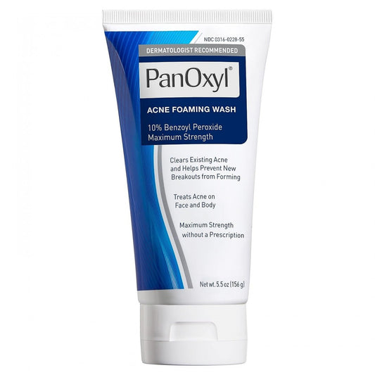 PanOxyl Acne Foaming Wash Benzoyl Peroxide 10% 156g