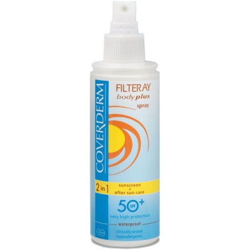 Coverderm Filteray Body Plus Spray 2in1 Sunscreen & After Sun SPF50+  150 ml