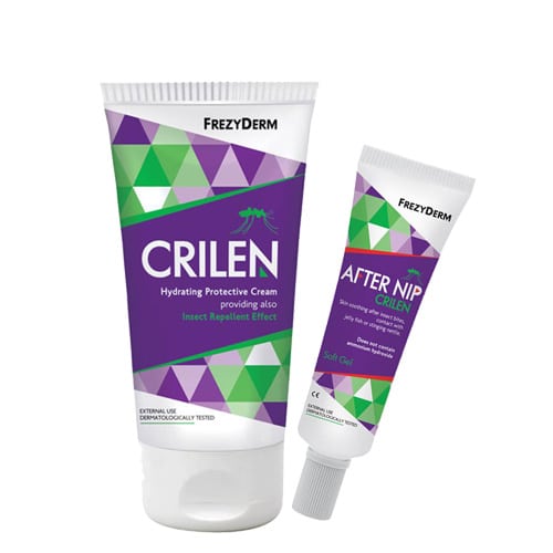 Frezyderm Crilen Insect Repellent Pack with Hydrating Protective Cream, 50ml & After Nip Gel, 30ml  1 set