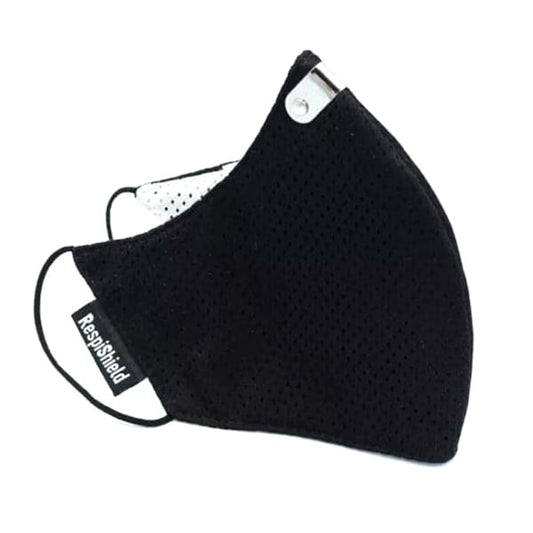 RespiShield General Protection Reusable Mask (Small) in Black  1 copë