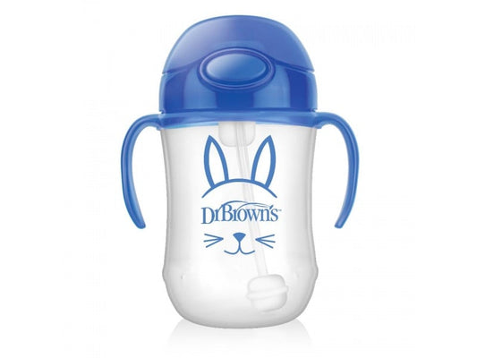 Dr. Brown's 91012 Baby's First Straw Cup 6m+ Blue 270ml  1 copë
