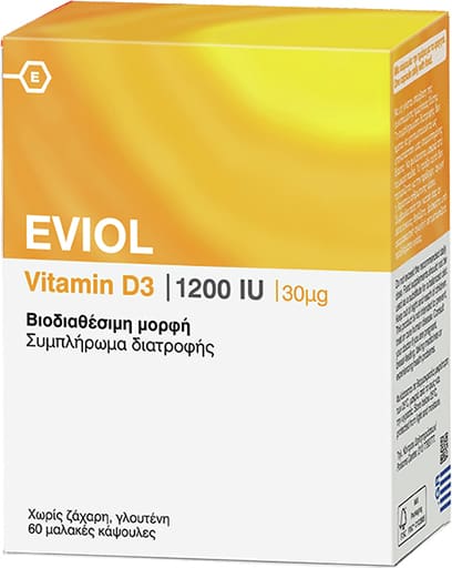 Eviol Vitamin D3 1200IU 30 μg 60 kapele