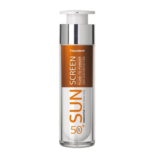 Frezyderm Sun Screen Fluid-To-Powder for Face SPF50+  50 ml