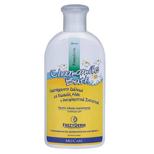 Frezyderm Baby Chamomile Bath Liquid Solution for Sensitive & Irritated Skin  200 ml