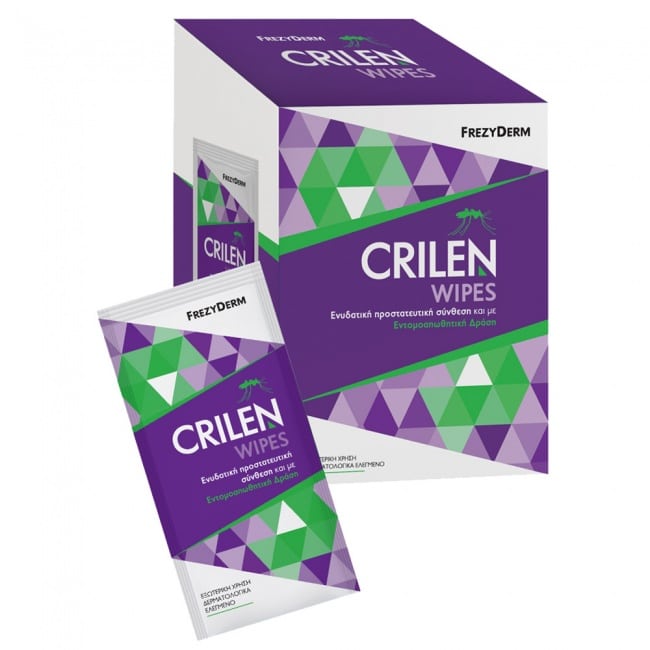 Frezyderm Crilen Moisturizing Insect Repellent Wipes  20 copë