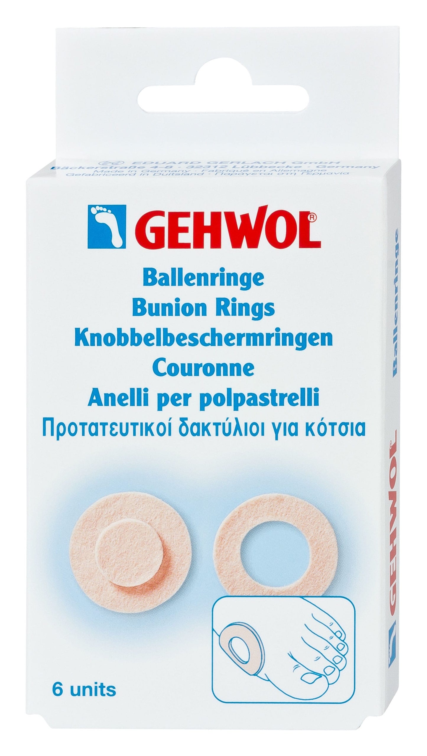 Gehwol Bunion Ring Round  6 copë
