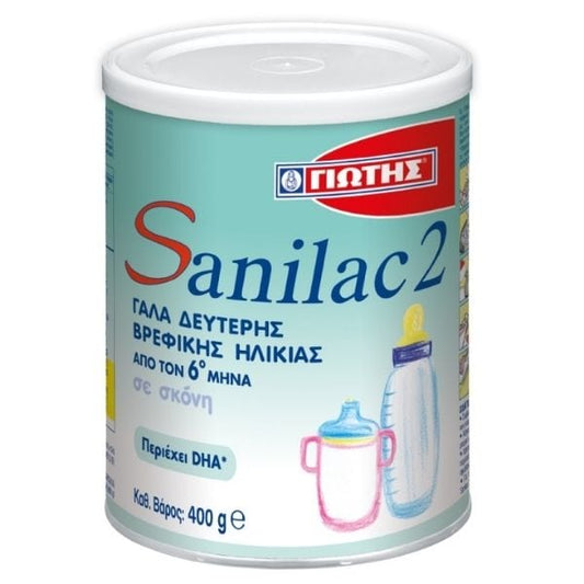 Jotis Sanilac 2 Baby Milk 6-12m  400gr