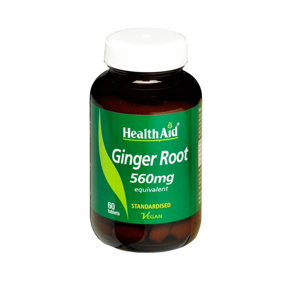 Health Aid Ginger Root 560mg  60 tableta